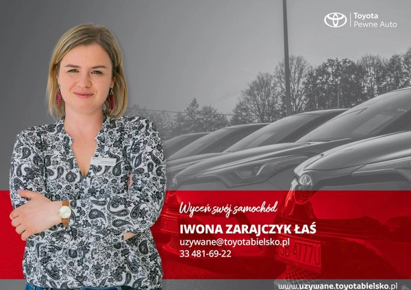 Toyota Yaris cena 55900 przebieg: 33820, rok produkcji 2014 z Czeladź małe 277